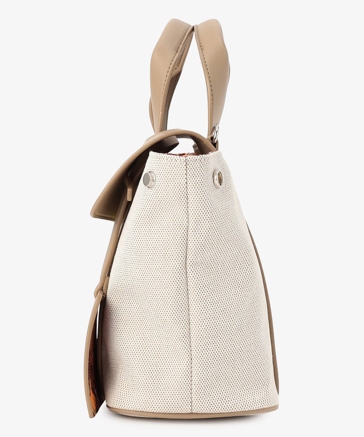 ツートンケンテバッグ BEIGE×YELLOW（S / M / Lサイズ）