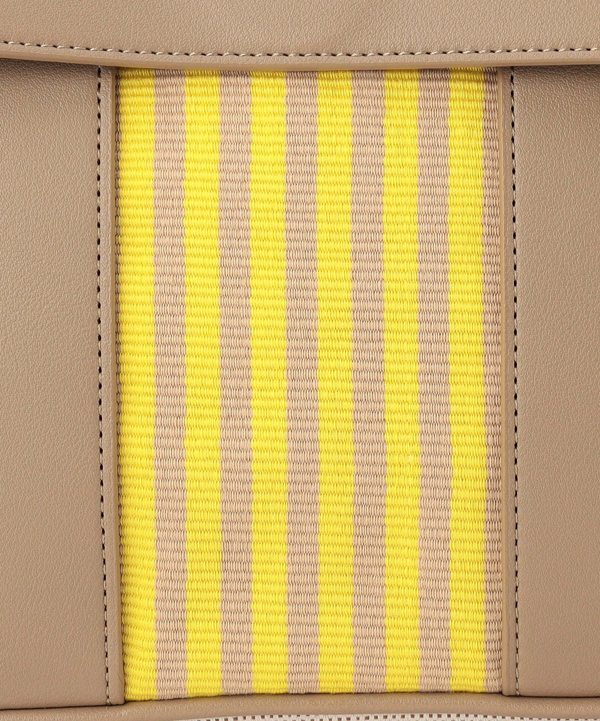 ツートンケンテバッグ BEIGE×YELLOW（S / M / Lサイズ）