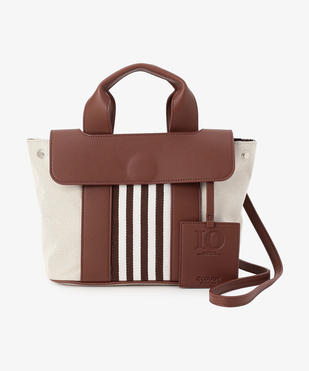 ツートンケンテバッグ BROWN×PURPLE（S / M / Lサイズ）