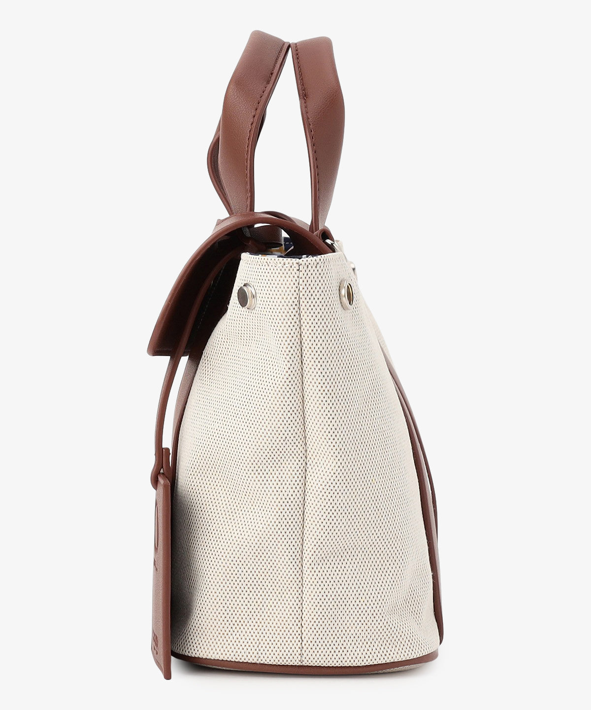 ツートンケンテバッグ BROWN×PURPLE（S / M / Lサイズ）