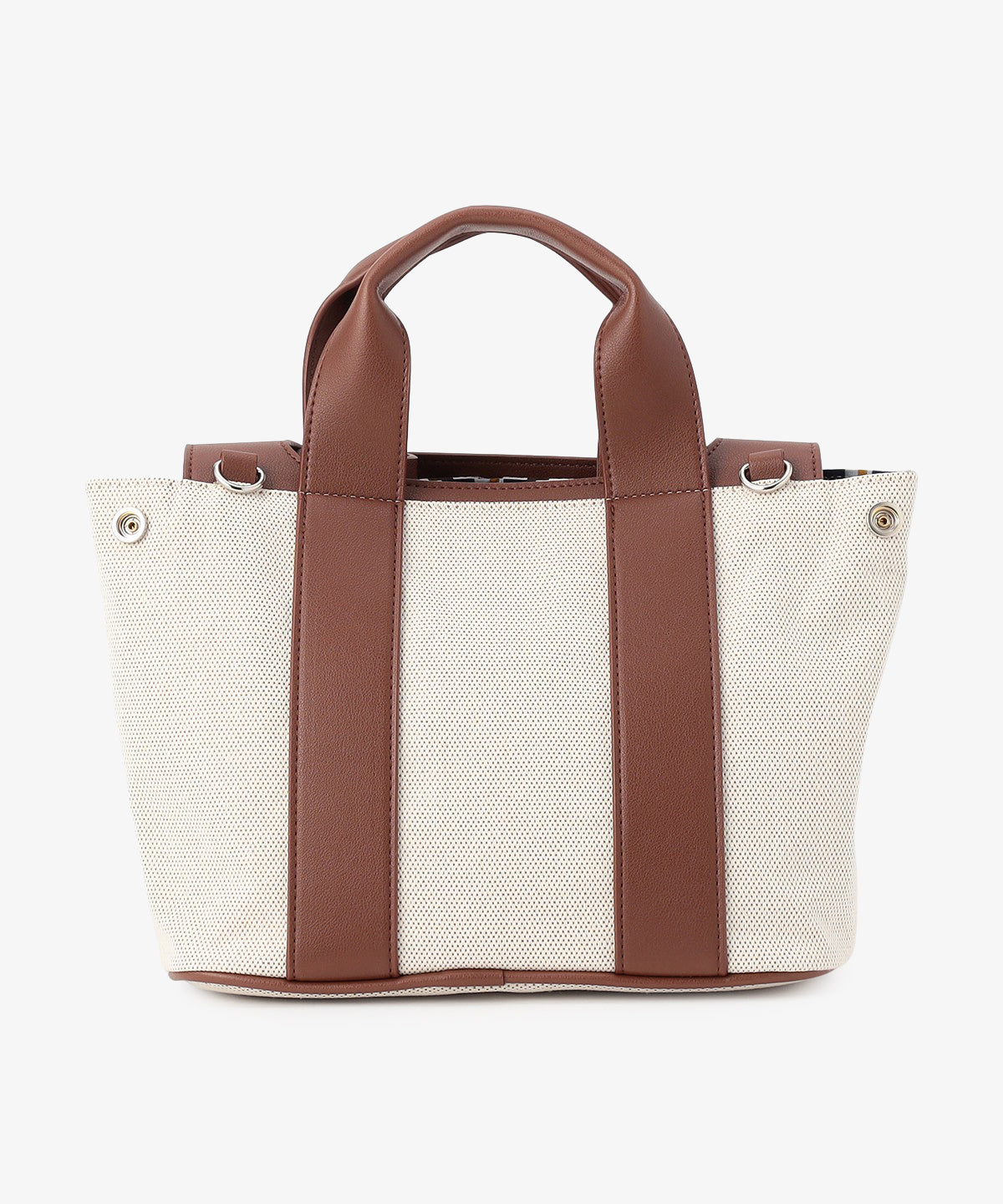 ツートンケンテバッグ BROWN×PURPLE（S / M / Lサイズ）