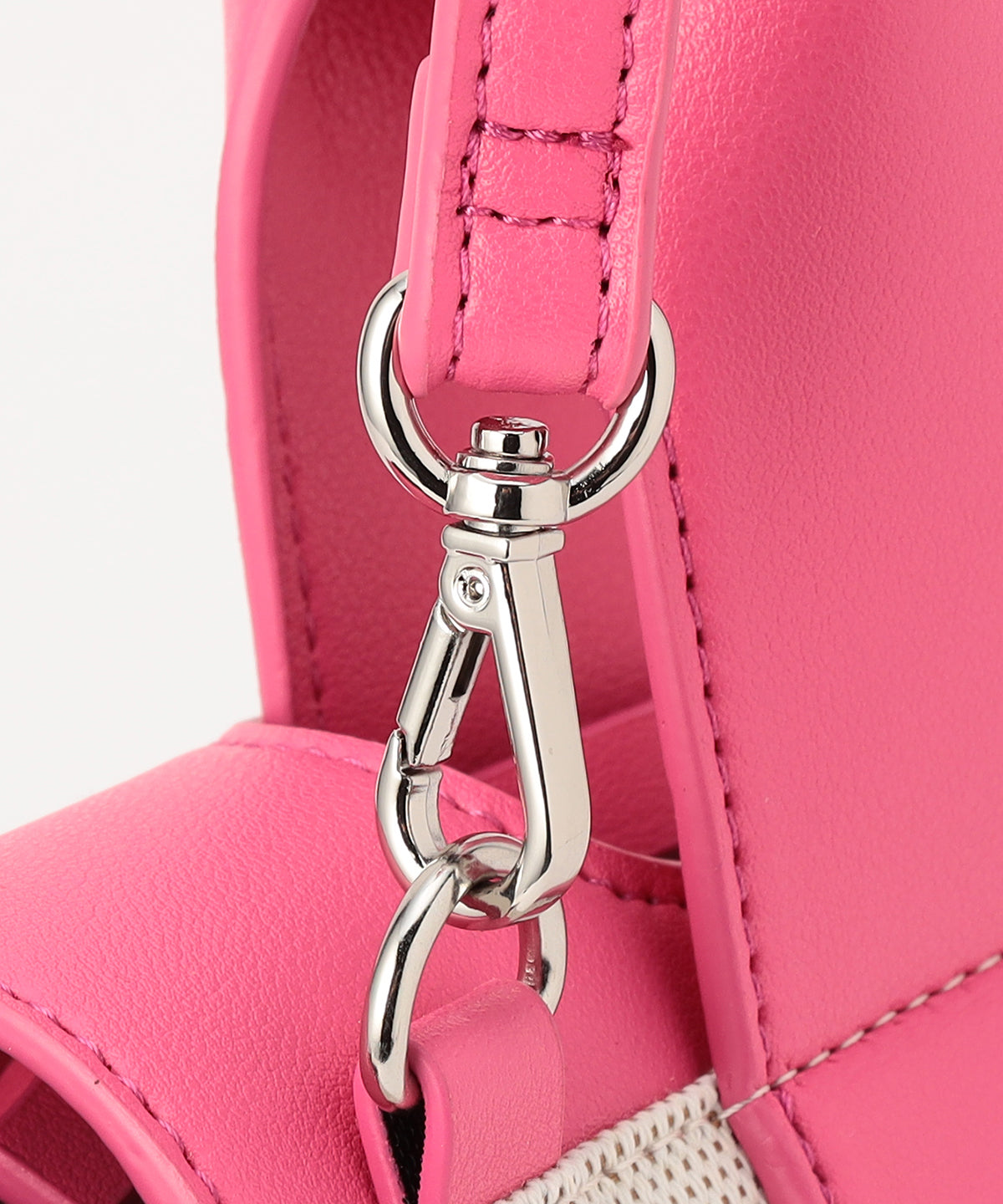 ツートンケンテバッグ　PINK×PINK（S / M / Lサイズ）