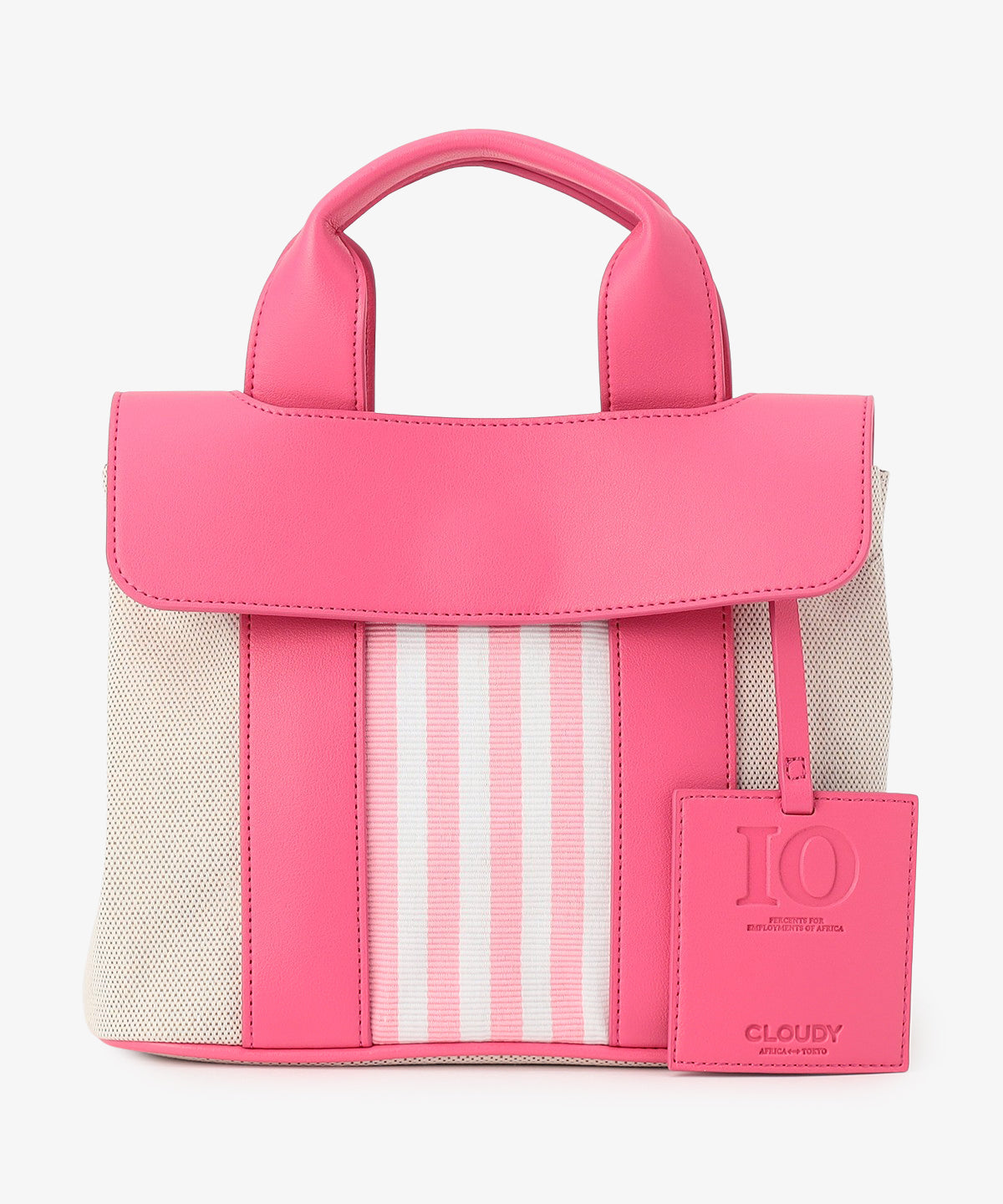 ツートンケンテバッグ　PINK×PINK（S / M / Lサイズ）