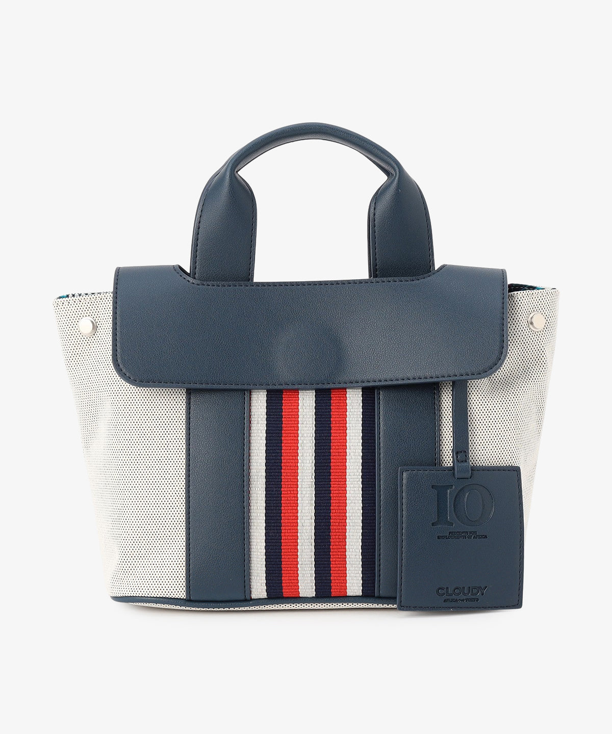 ツートンケンテバッグ　NAVY（S / M / Lサイズ）