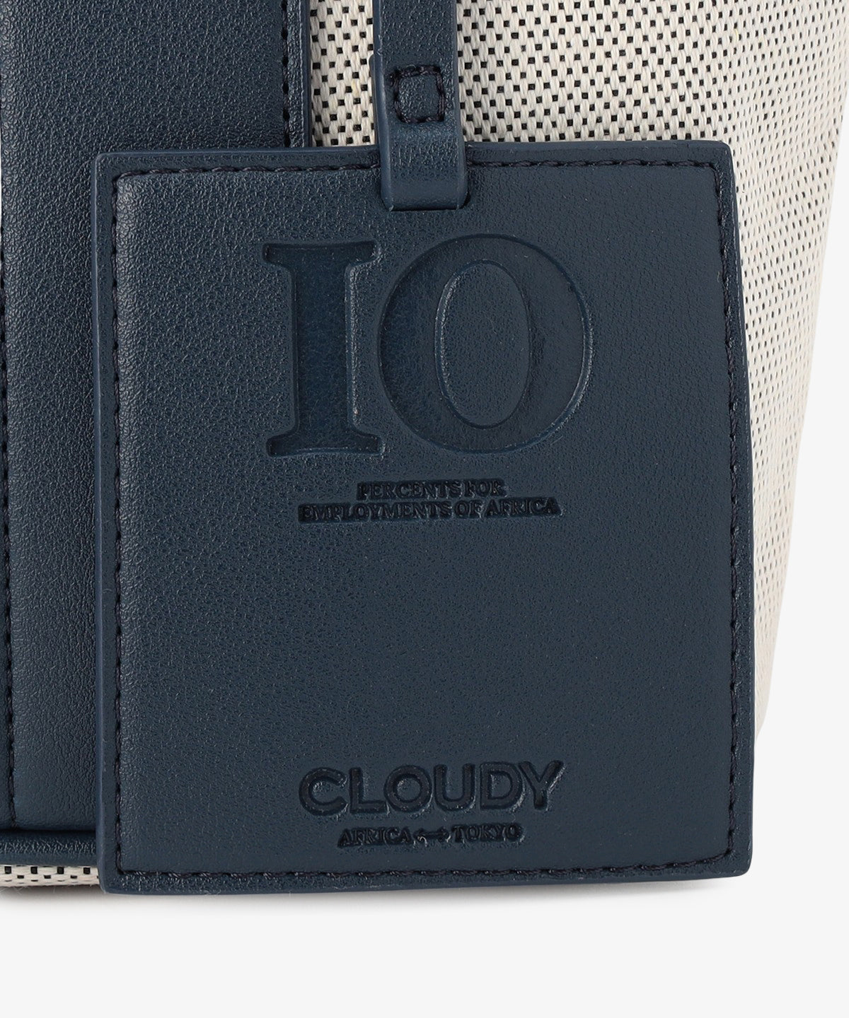 ツートンケンテバッグ　NAVY（S / M / Lサイズ）