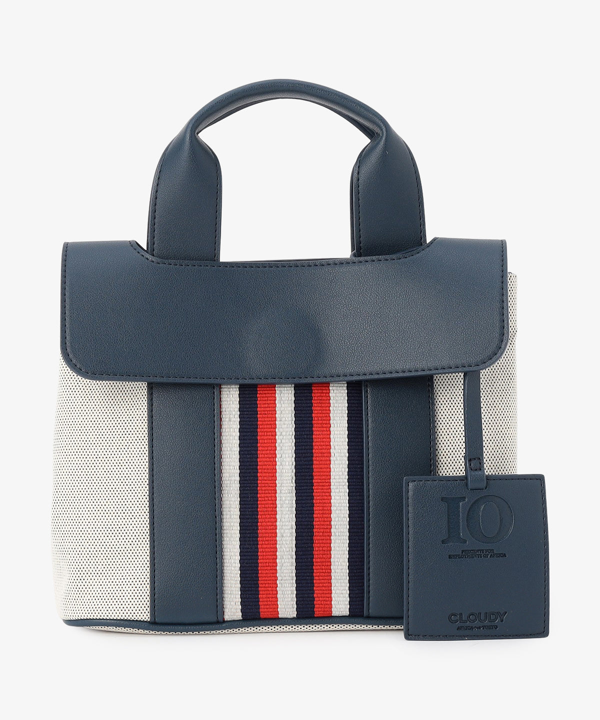 ツートンケンテバッグ　NAVY（S / M / Lサイズ）