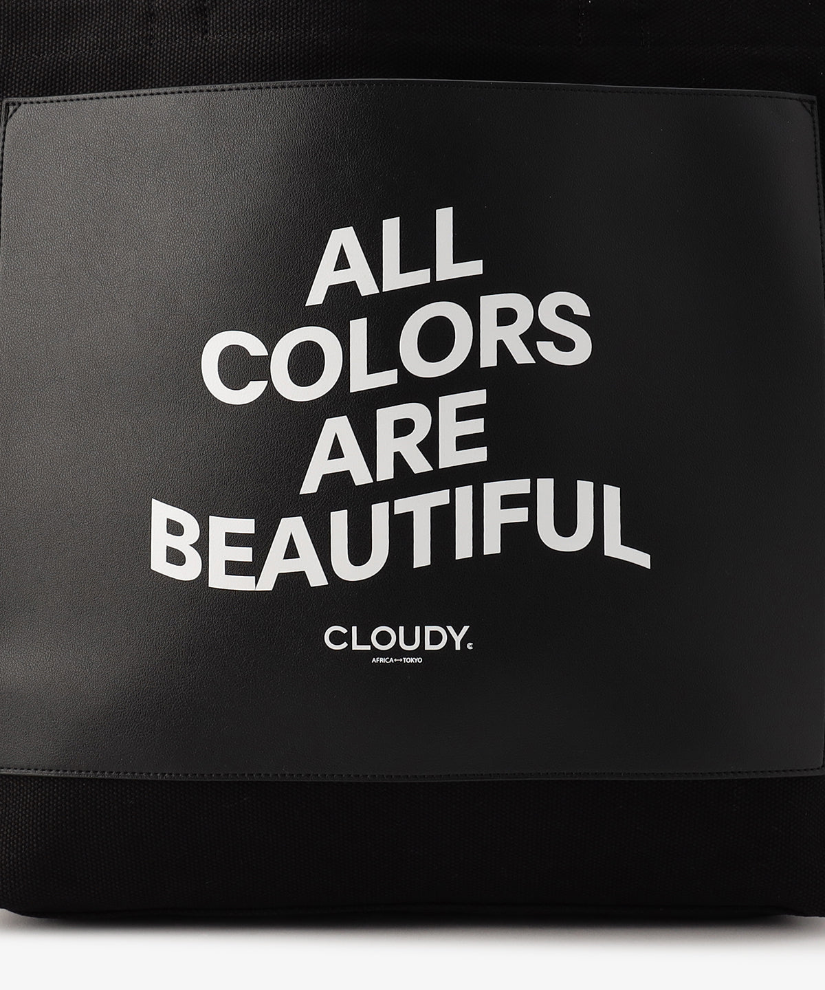 キャンバストートバッグ BLACK×BLACK（S / M / Lサイズ）