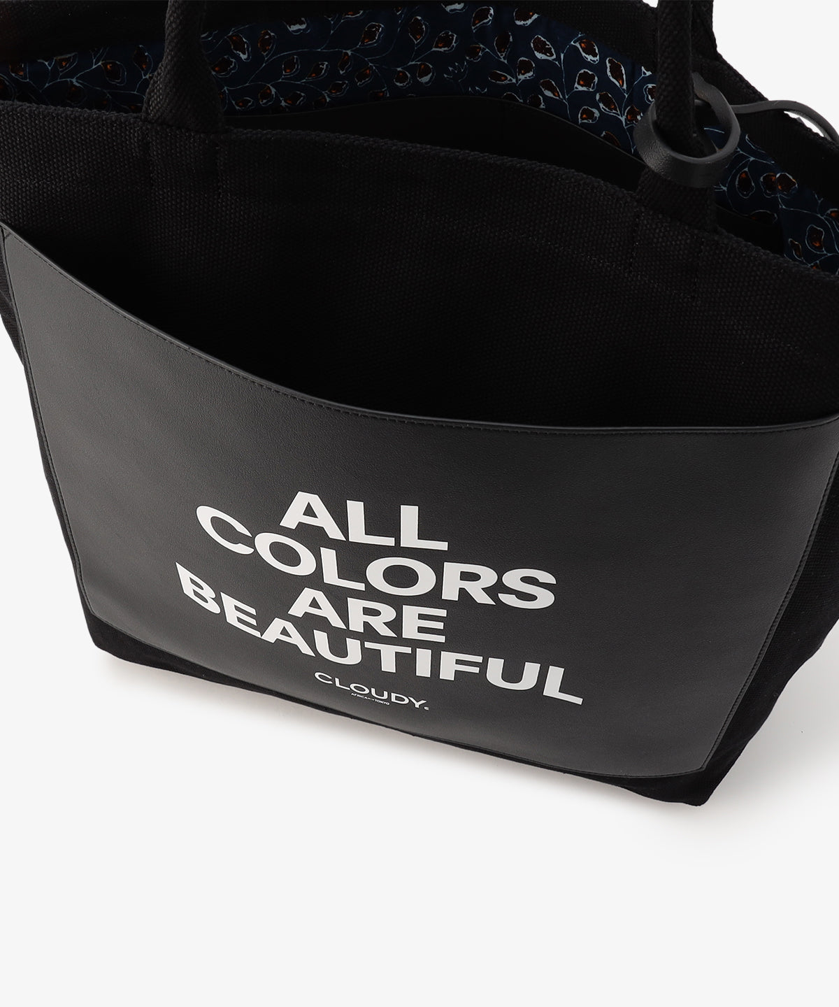 キャンバストートバッグ BLACK×BLACK（S / M / Lサイズ）