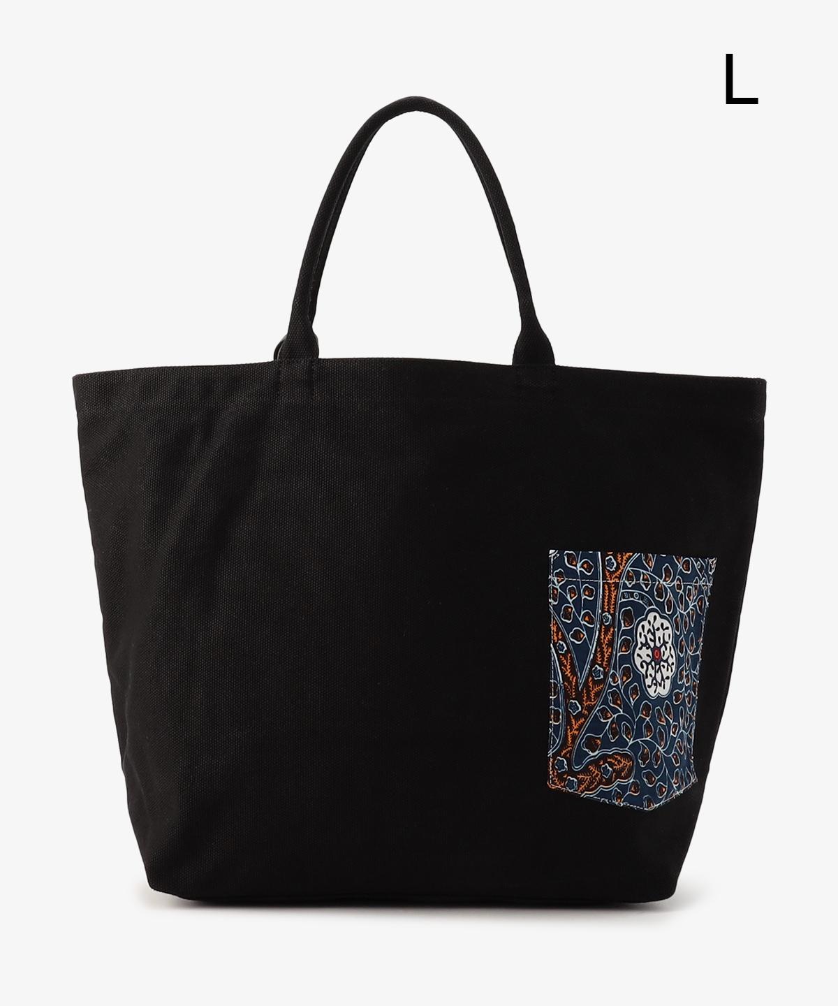 キャンバストートバッグ BLACK×BLACK（S / M / Lサイズ）