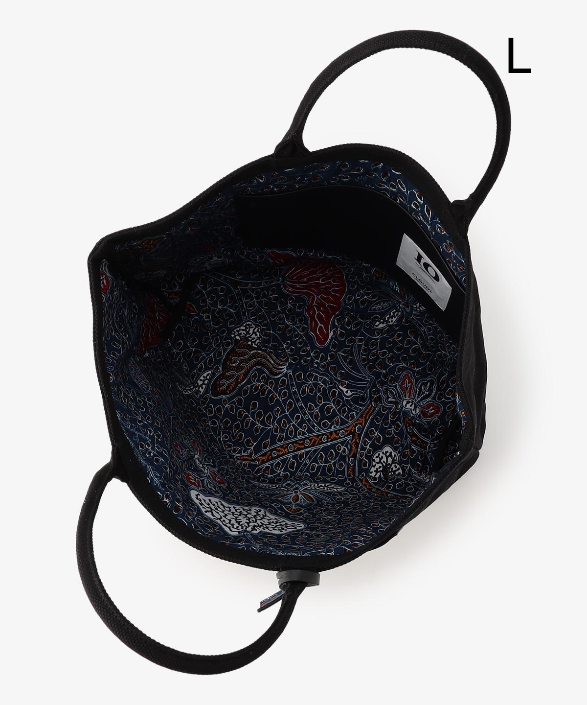 キャンバストートバッグ BLACK×BLACK（S / M / Lサイズ）