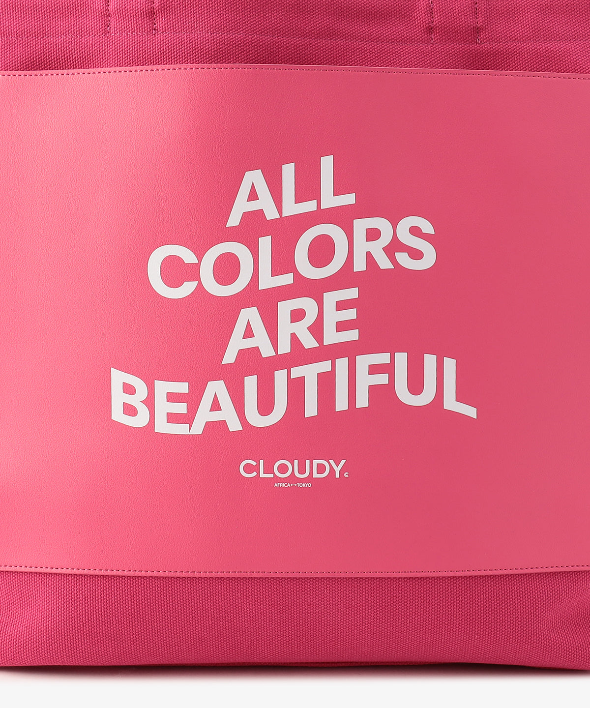 キャンバストートバッグ PINK×PINK（S / M / Lサイズ）