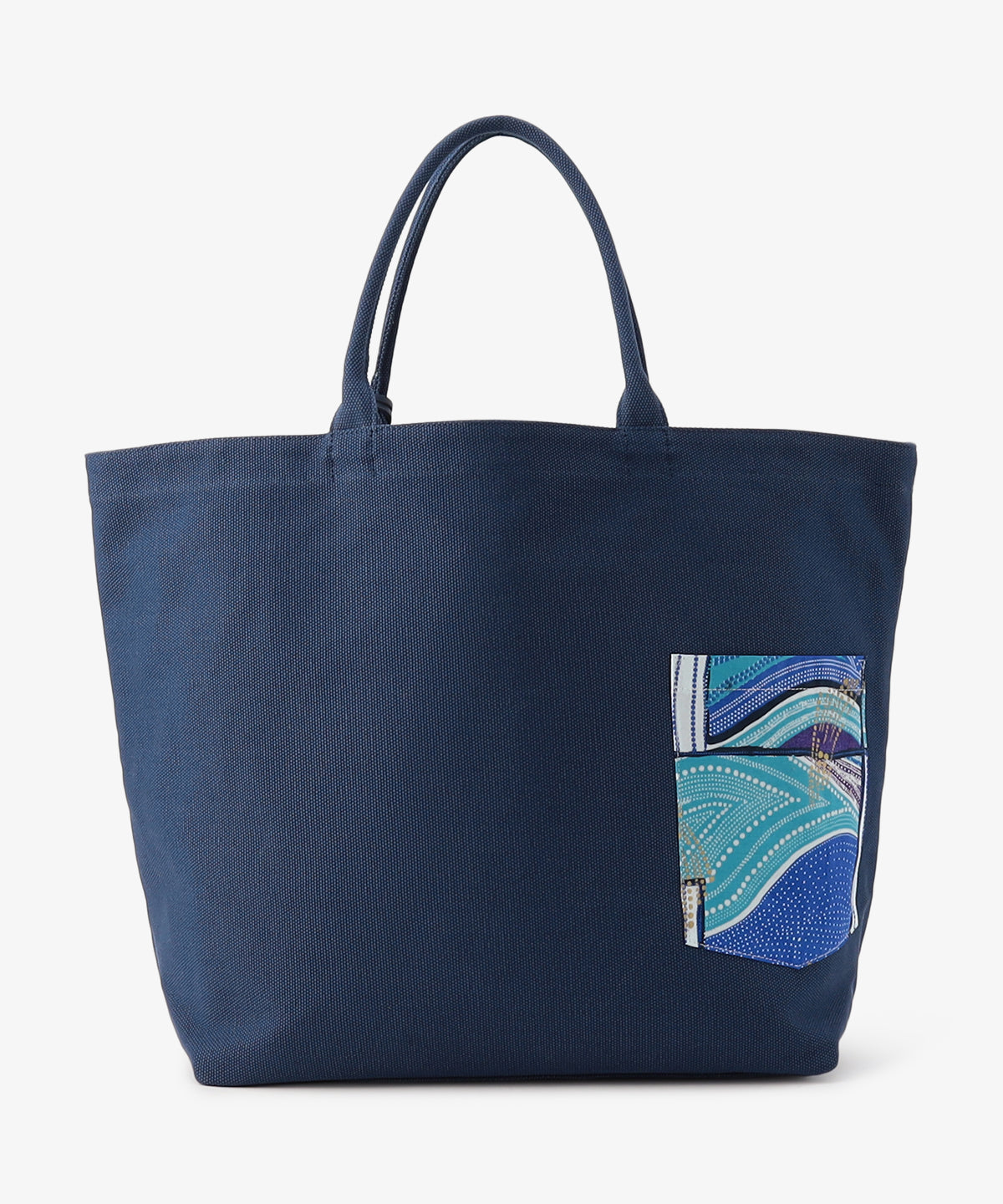 キャンバストートバッグ NAVY×NAVY（S / M / Lサイズ）