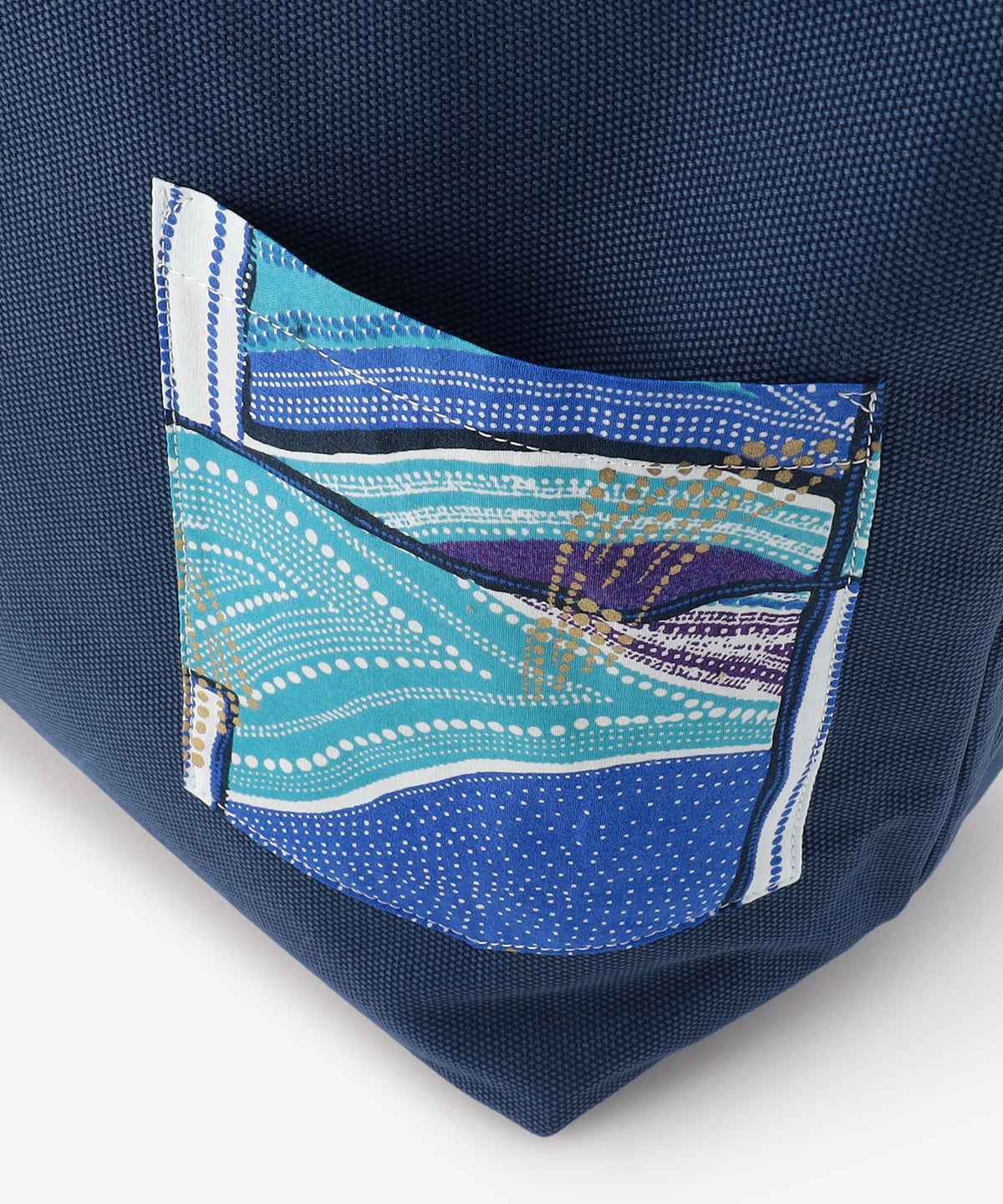 キャンバストートバッグ NAVY×NAVY（S / M / Lサイズ）