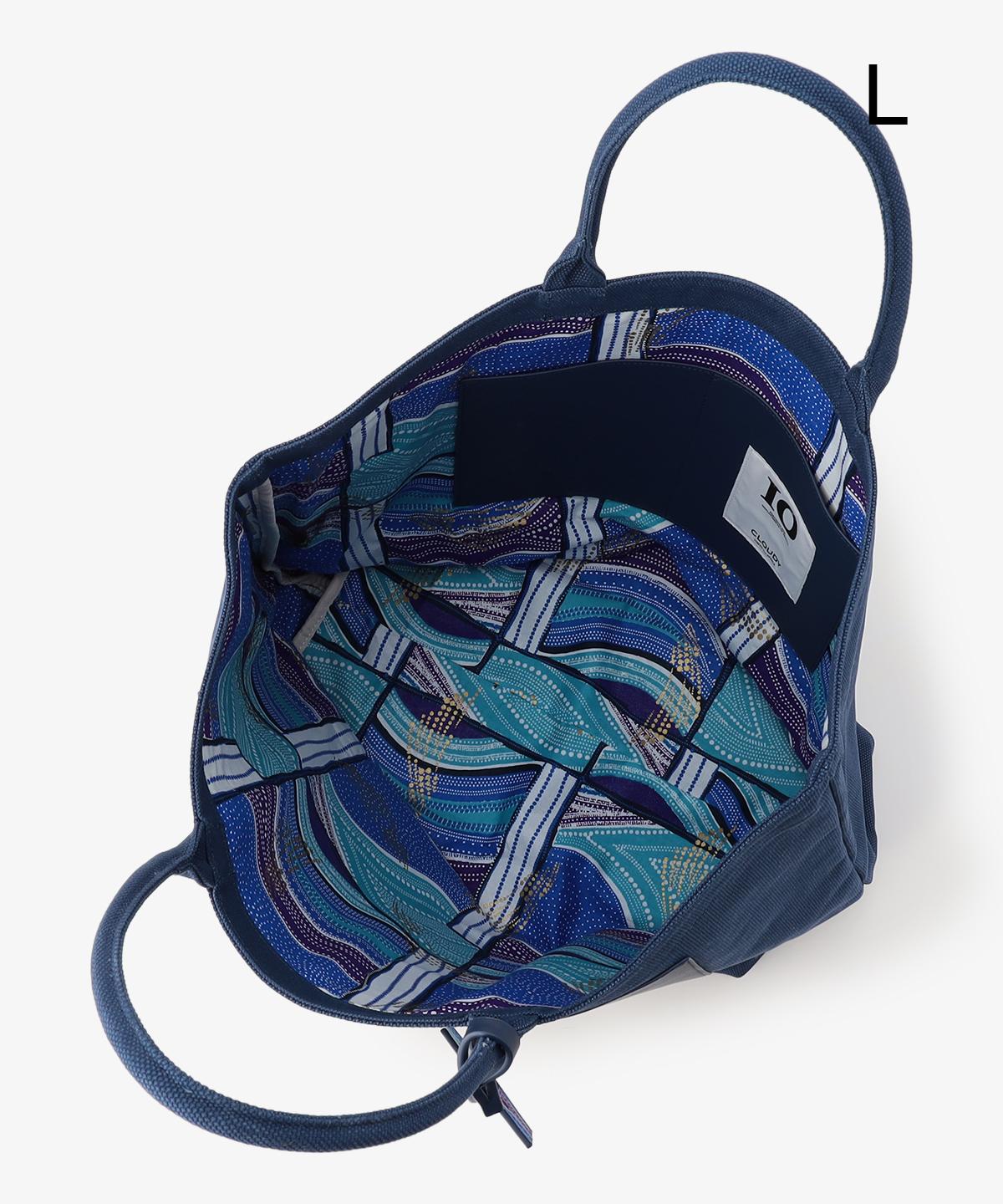 キャンバストートバッグ NAVY×NAVY（S / M / Lサイズ）