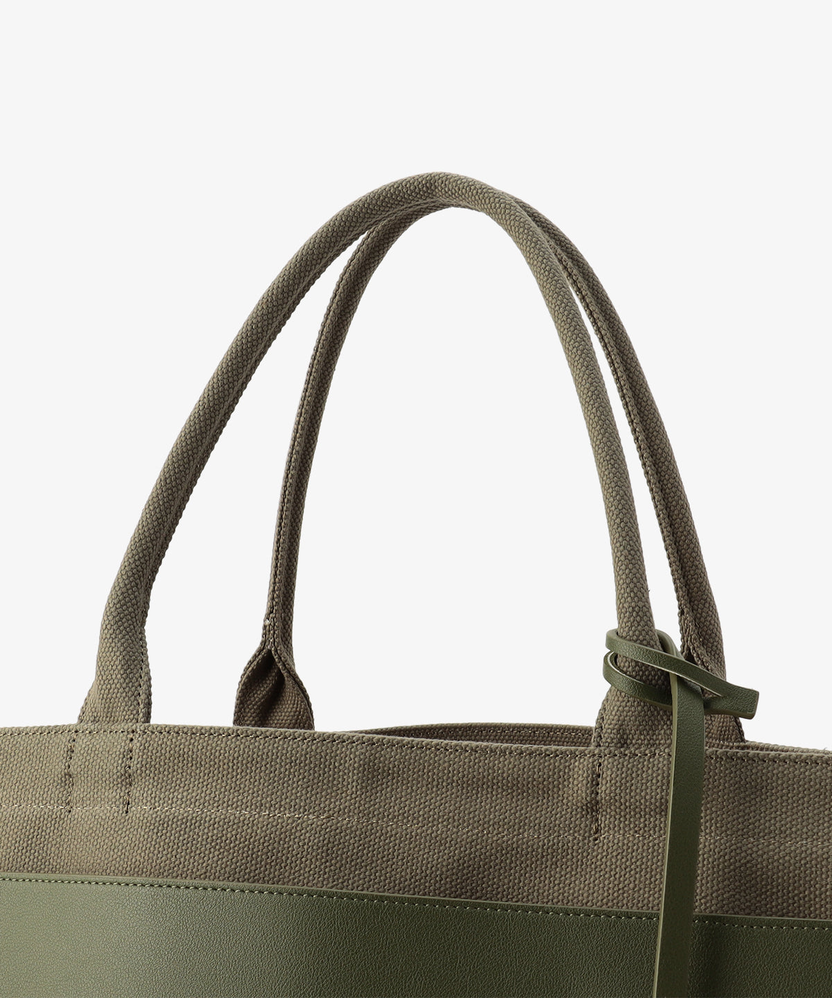 キャンバストートバッグ KHAKI×KHAKI（S / M / Lサイズ）