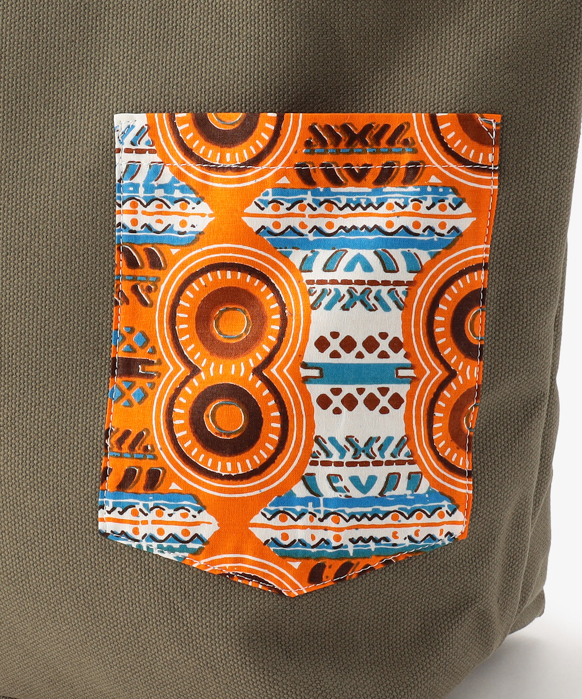 キャンバストートバッグ KHAKI×KHAKI（S / M / Lサイズ）