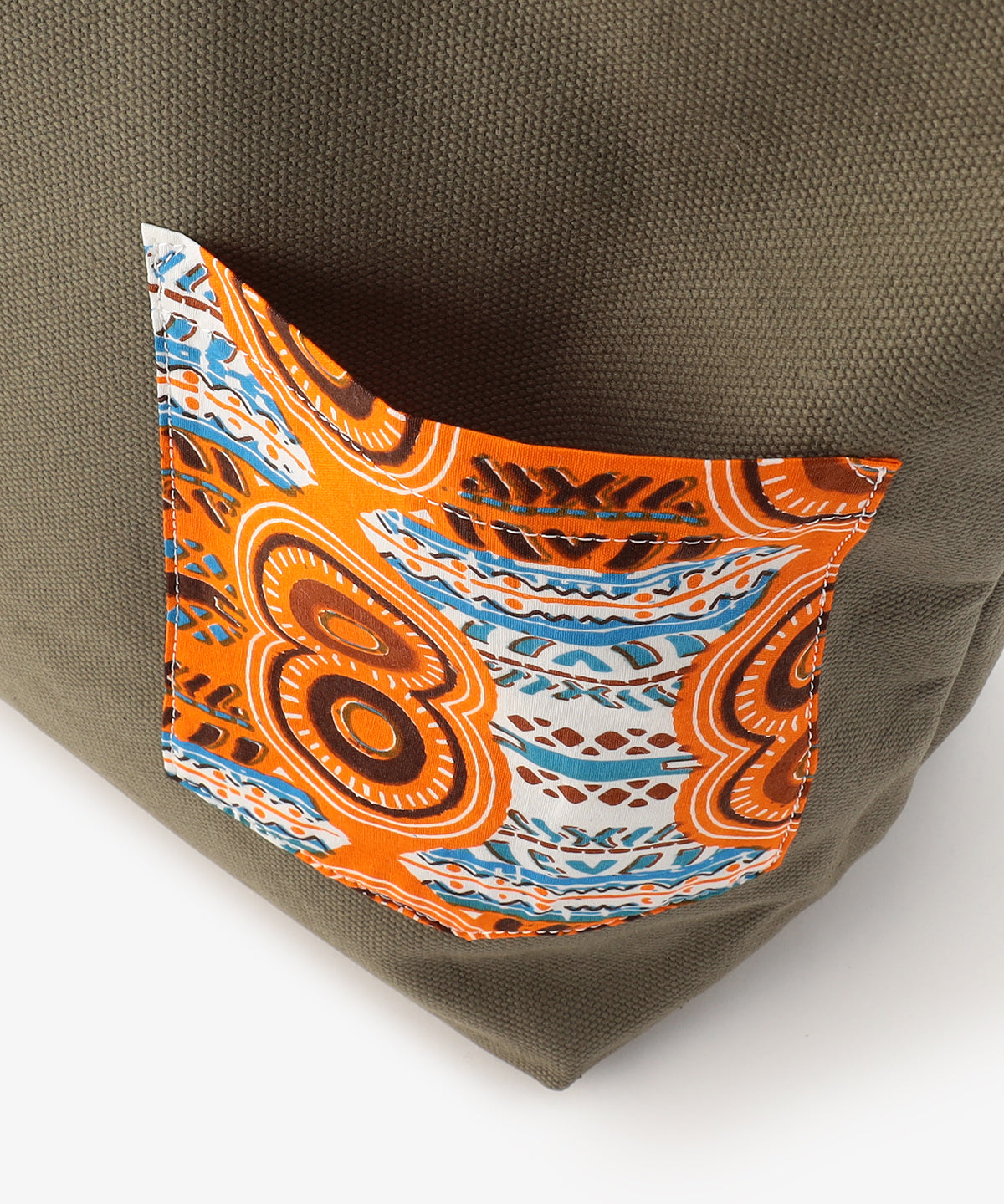 キャンバストートバッグ KHAKI×KHAKI（S / M / Lサイズ）