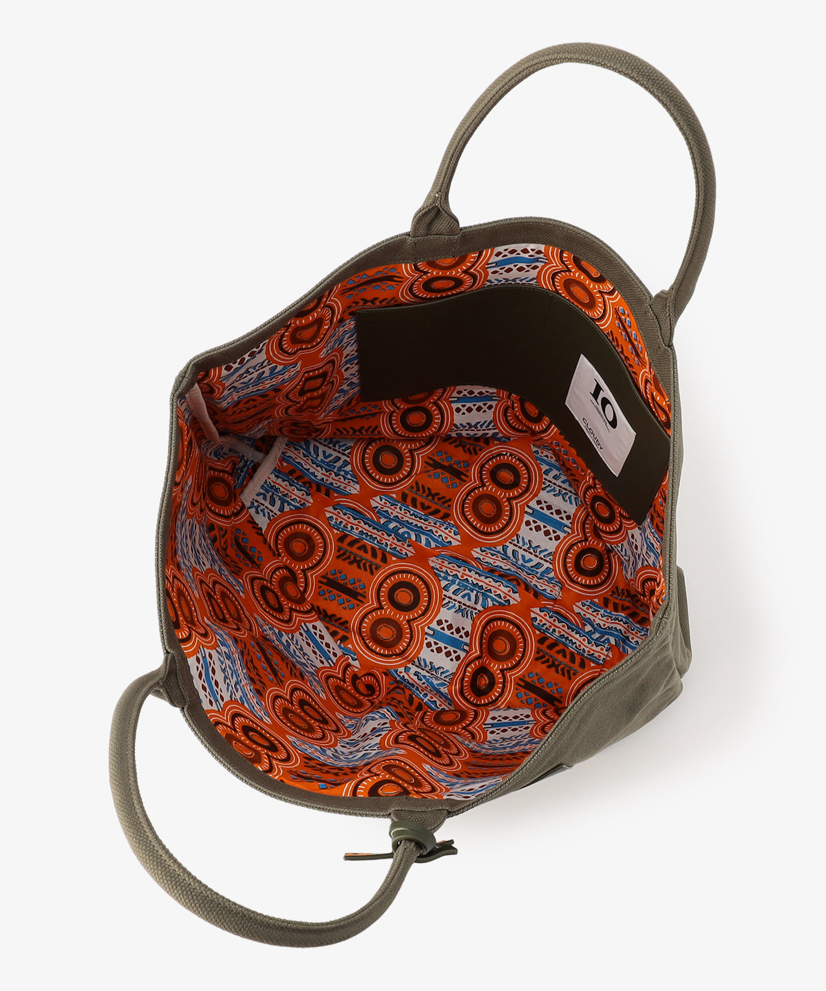 キャンバストートバッグ KHAKI×KHAKI（S / M / Lサイズ）