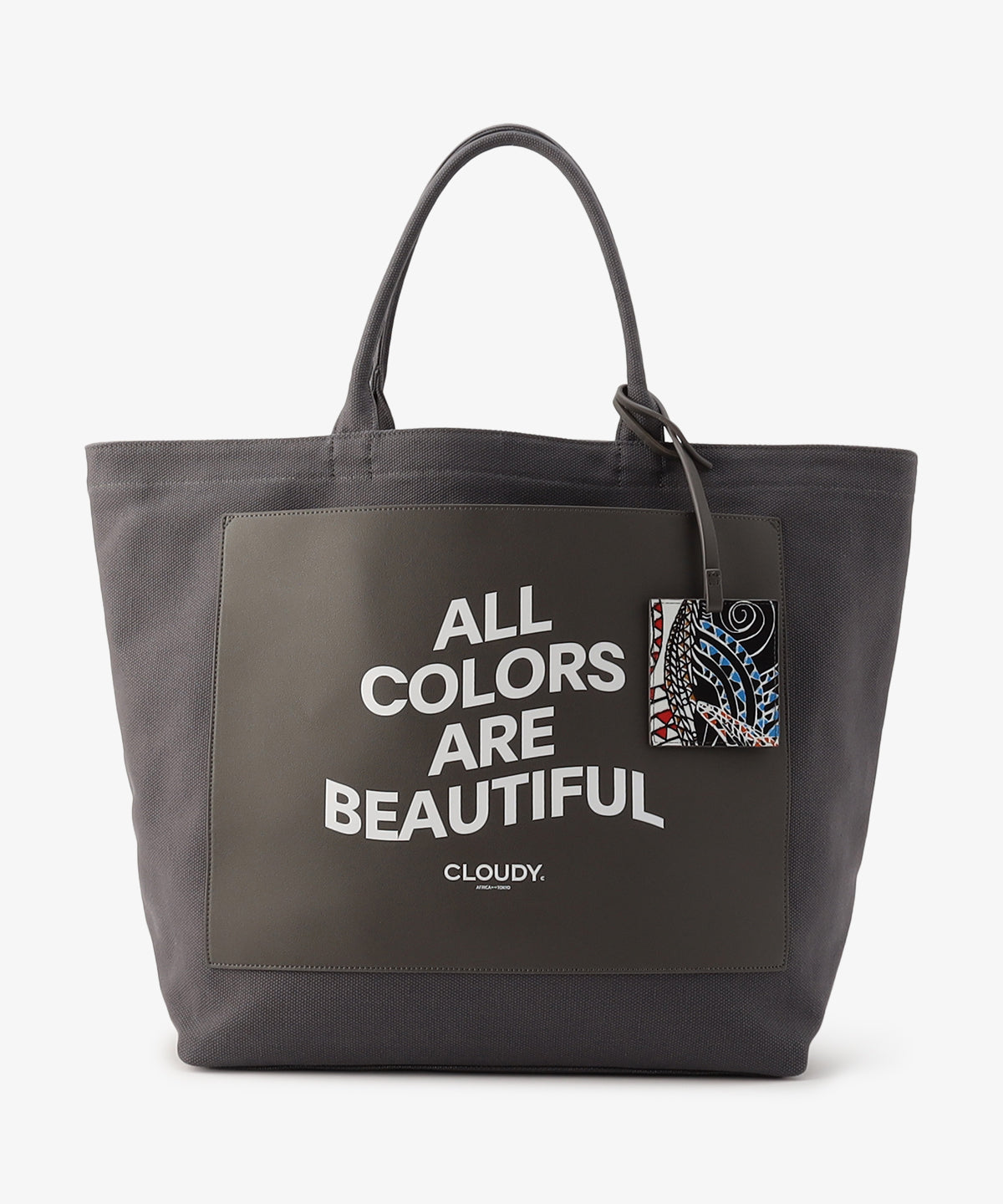 キャンバストートバッグ GRAY×GRAY（S / M / Lサイズ）