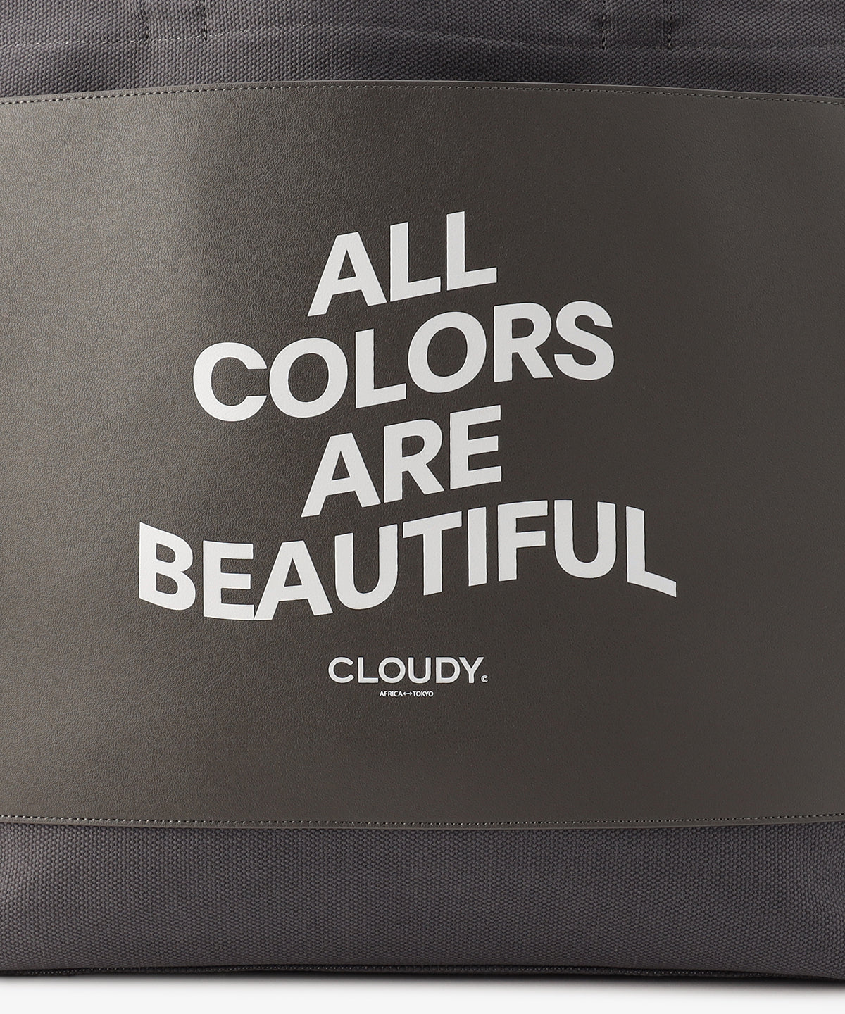 キャンバストートバッグ GRAY×GRAY（S / M / Lサイズ）