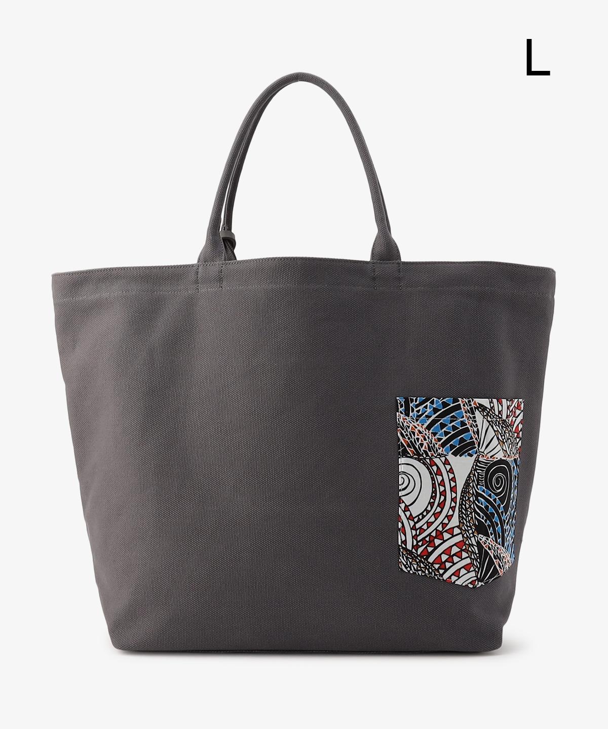 キャンバストートバッグ GRAY×GRAY（S / M / Lサイズ）