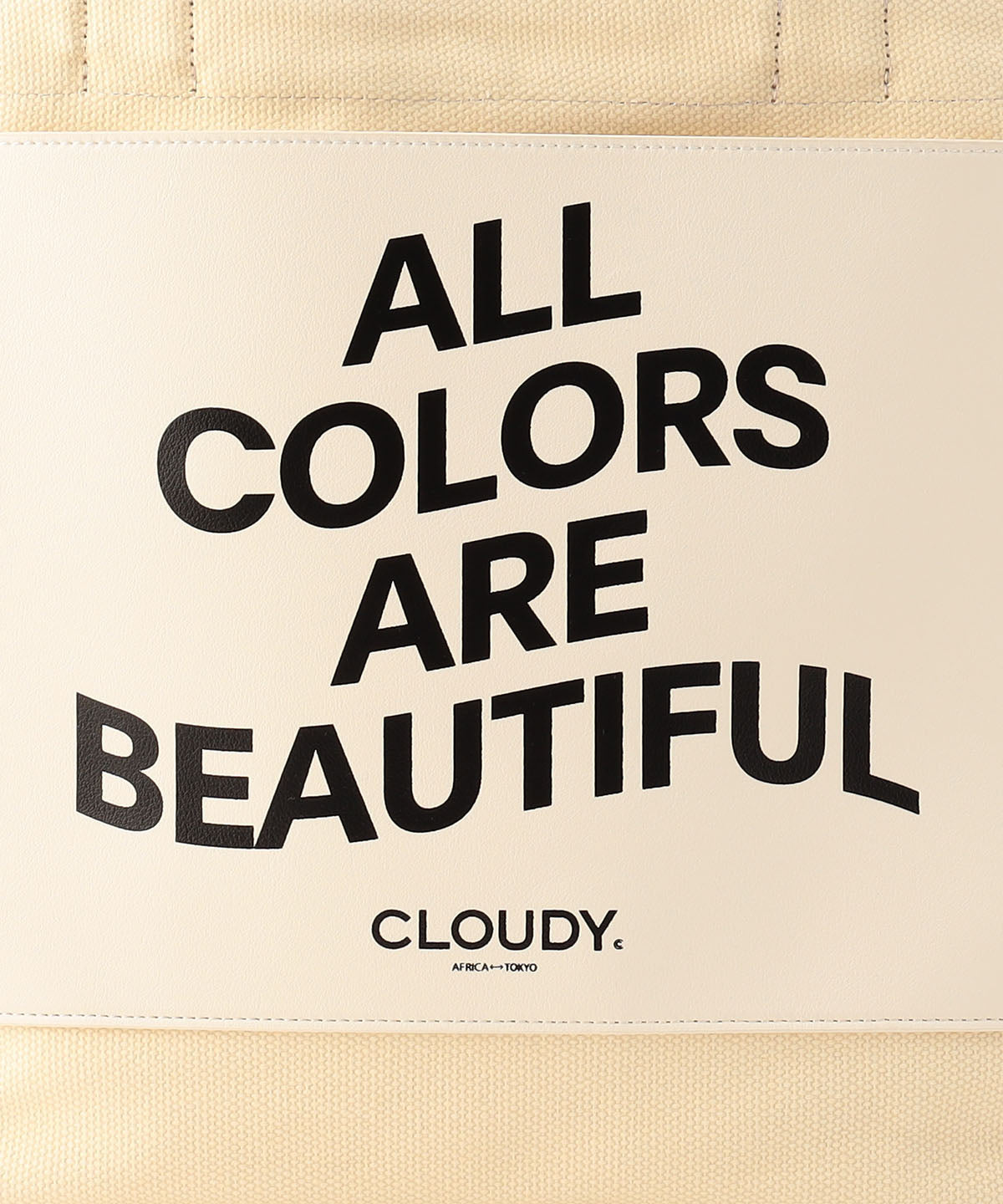 キャンバストートバッグ CREAM（S / M / Lサイズ）