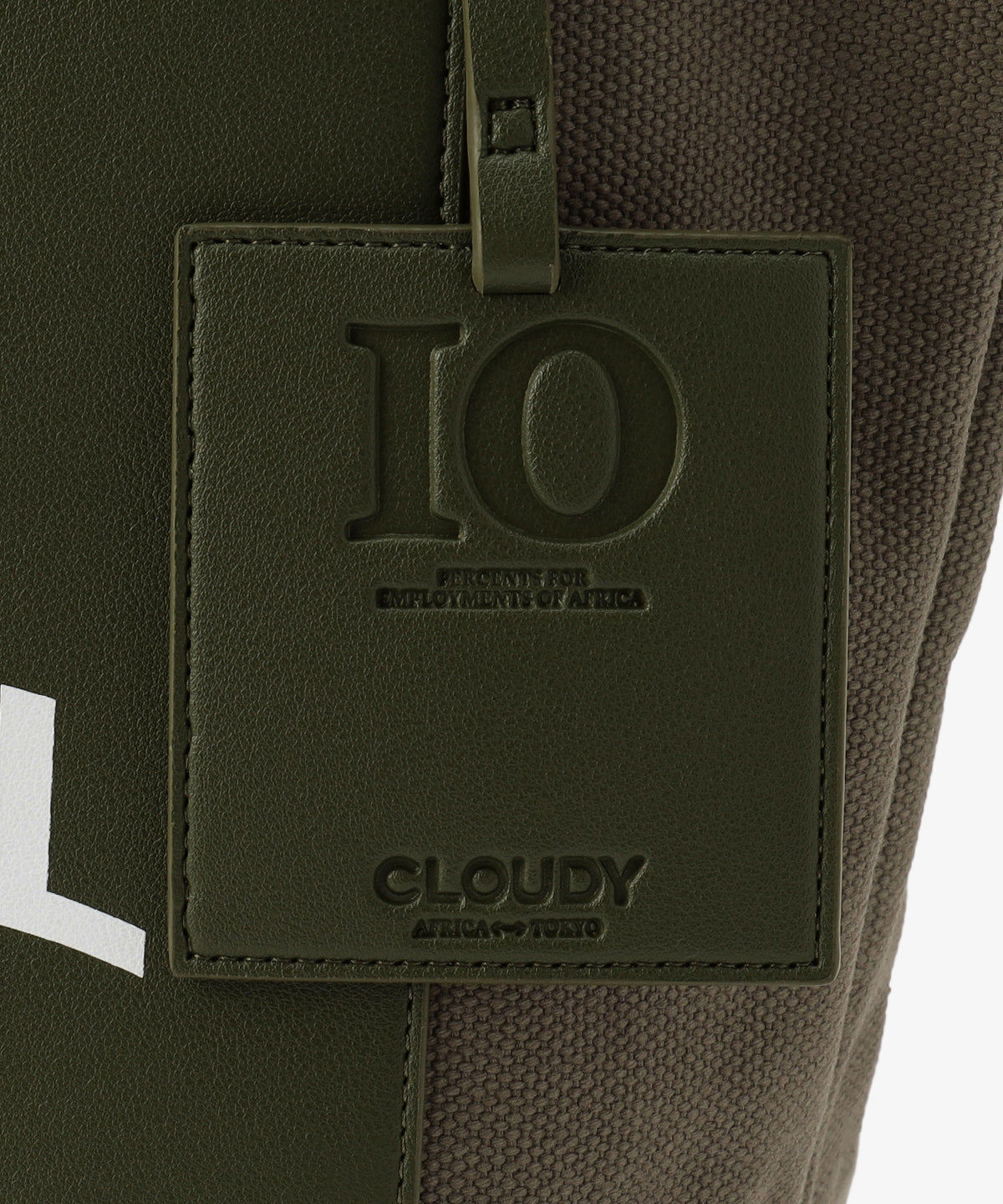 キャンバストートバッグ KHAKI×KHAKI（S / M / Lサイズ）