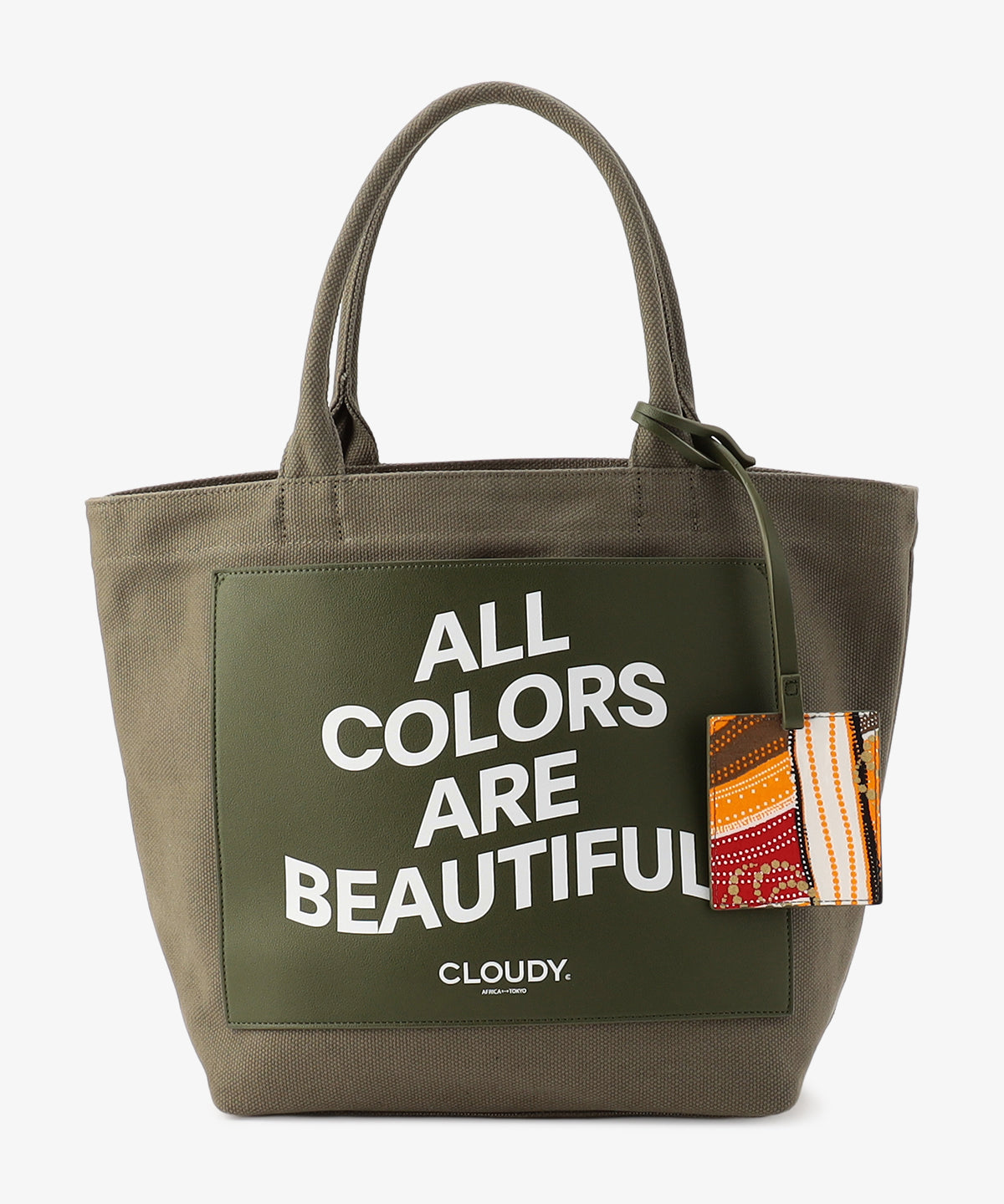 キャンバストートバッグ KHAKI×KHAKI（S / M / Lサイズ）