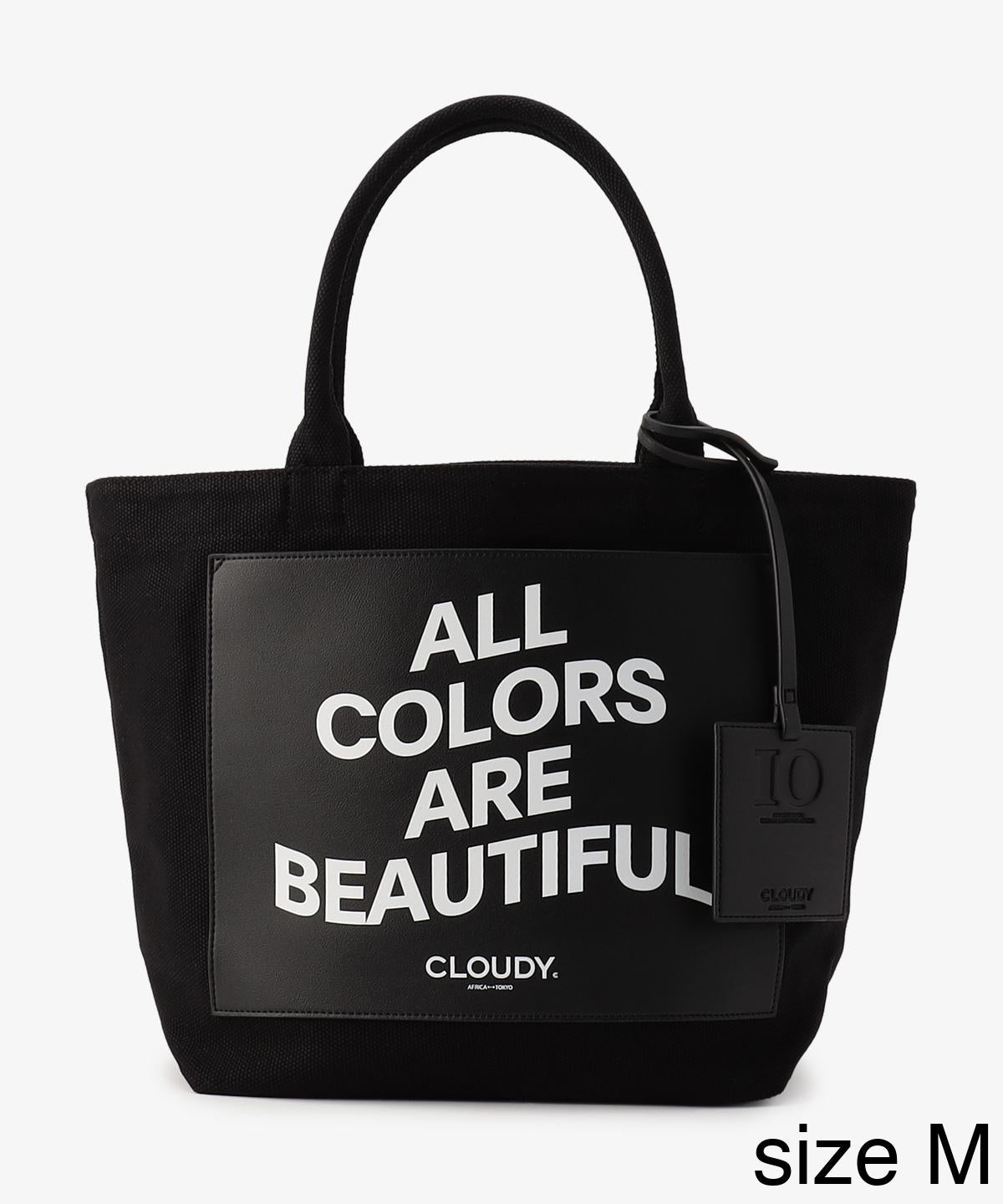 キャンバストートバッグ BLACK×BLACK（S / M / Lサイズ）