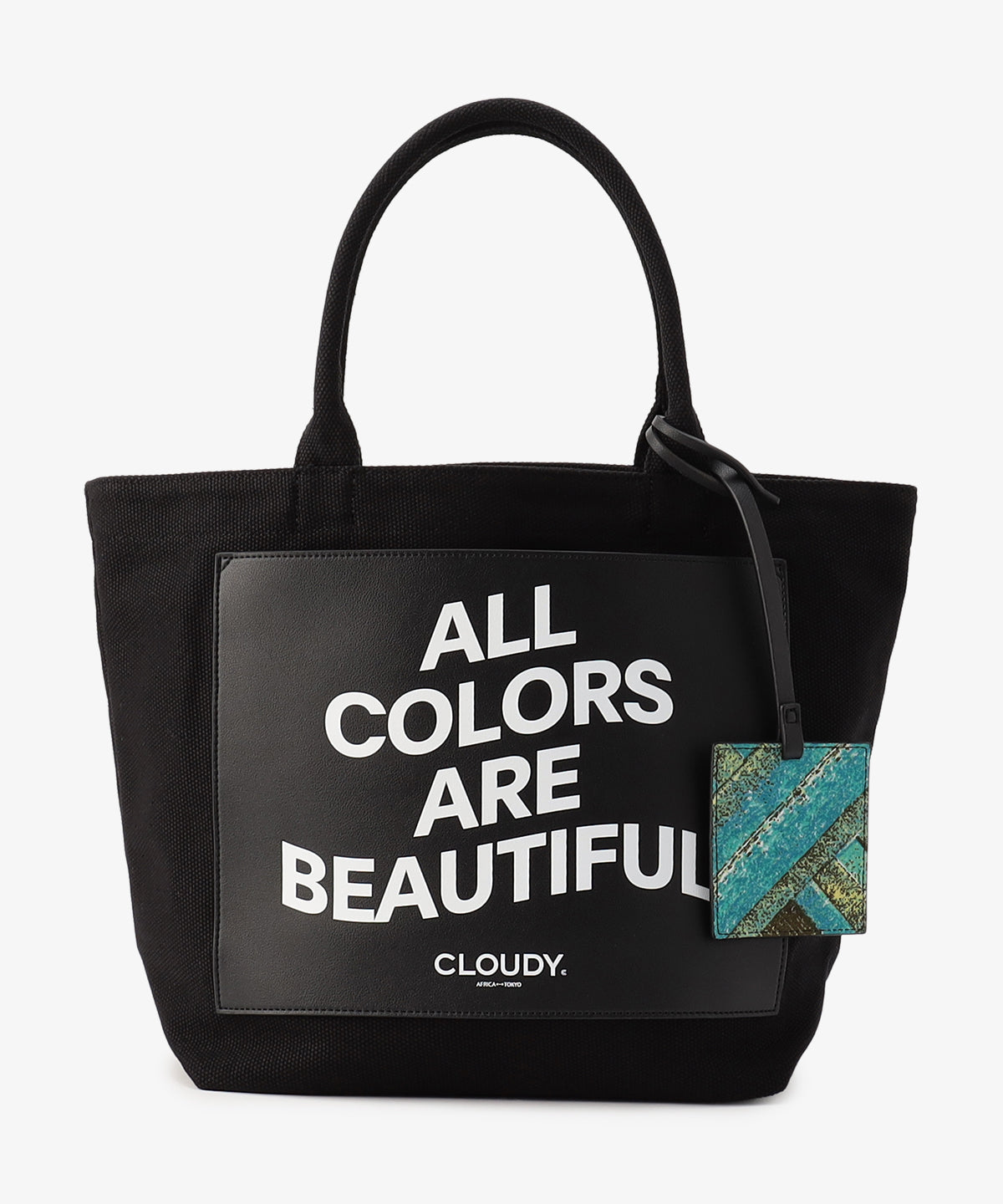 キャンバストートバッグ BLACK×BLACK（S / M / Lサイズ）