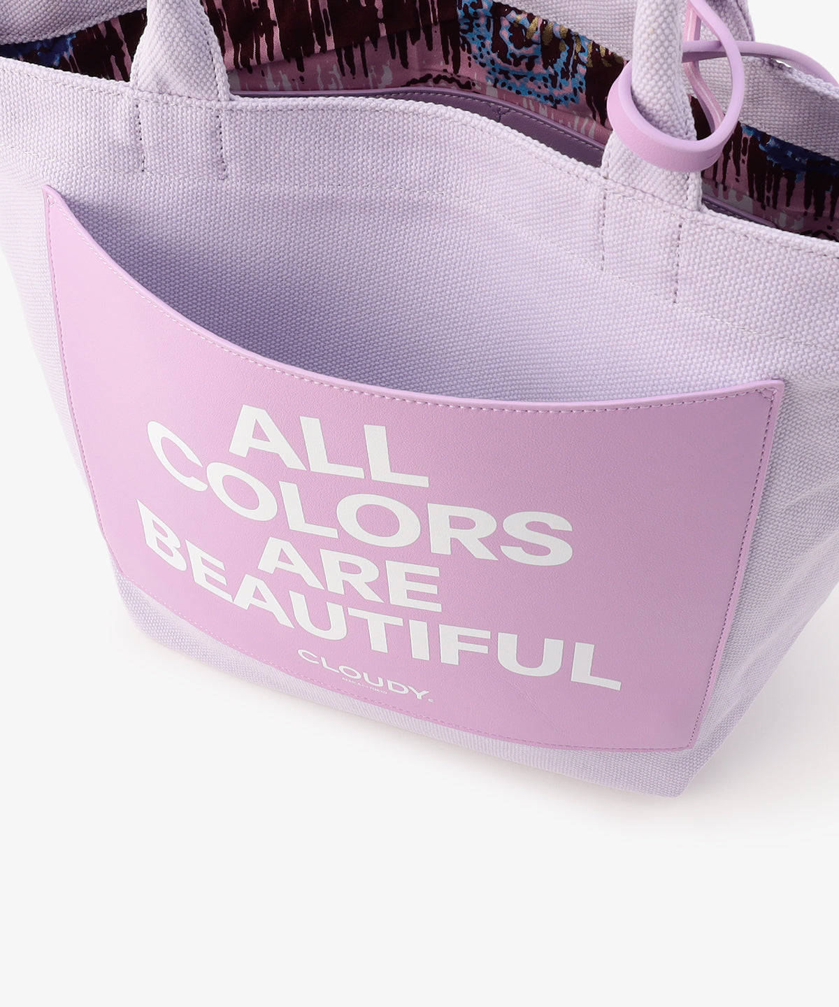 キャンバストートバッグ PURPLE×PURPLE（S / M / Lサイズ）