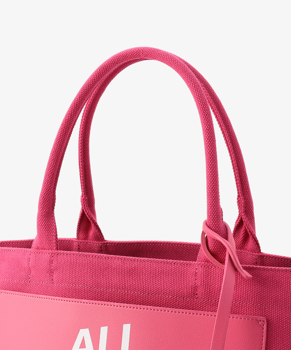 ピンク ベージュ キャンバス ハンドバッグ キャンバストートバッグ PINK×PINK（S / M / Lサイズ）
