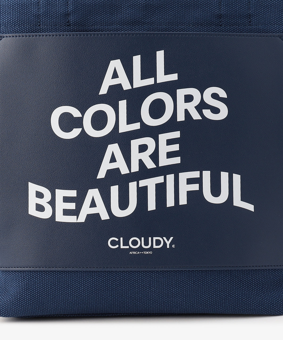 キャンバストートバッグ NAVY×NAVY（S / M / Lサイズ）