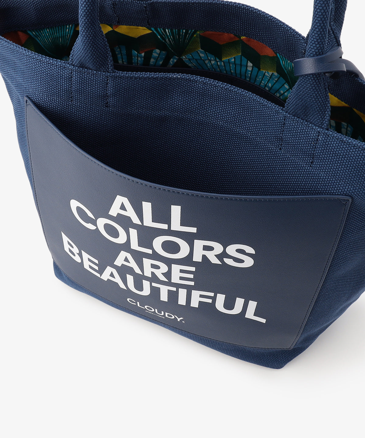 キャンバストートバッグ NAVY×NAVY（S / M / Lサイズ）