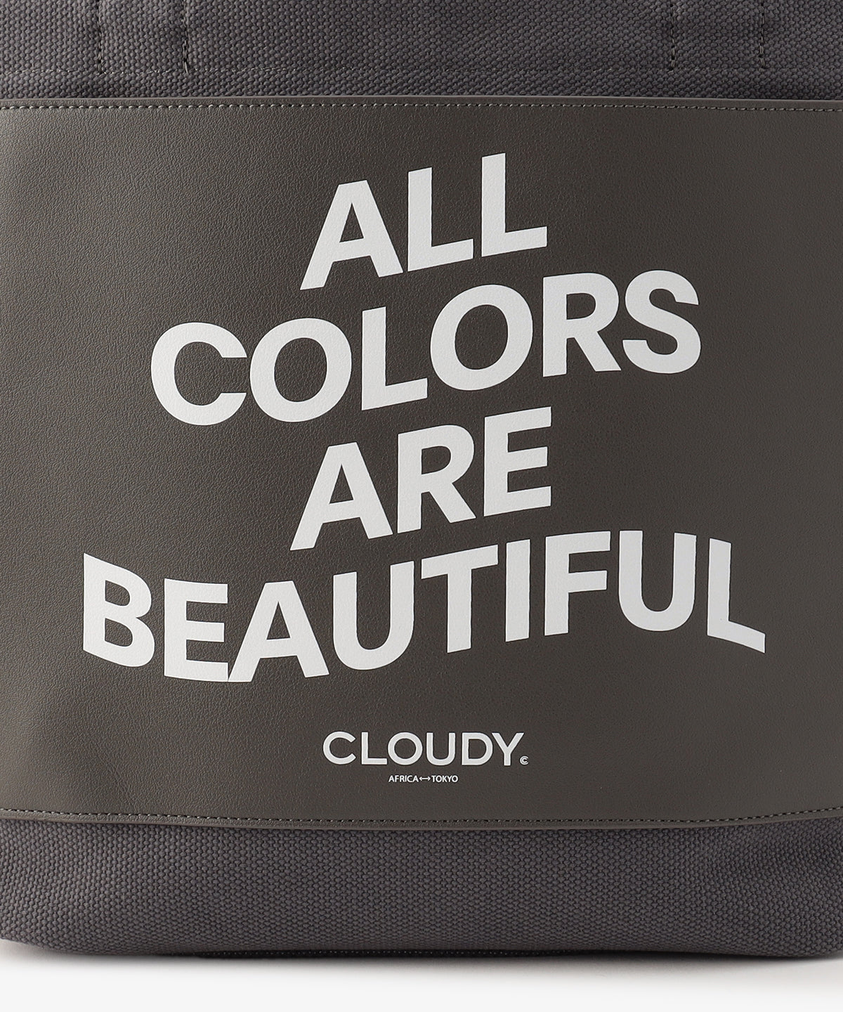 キャンバストートバッグ GRAY×GRAY（S / M / Lサイズ）