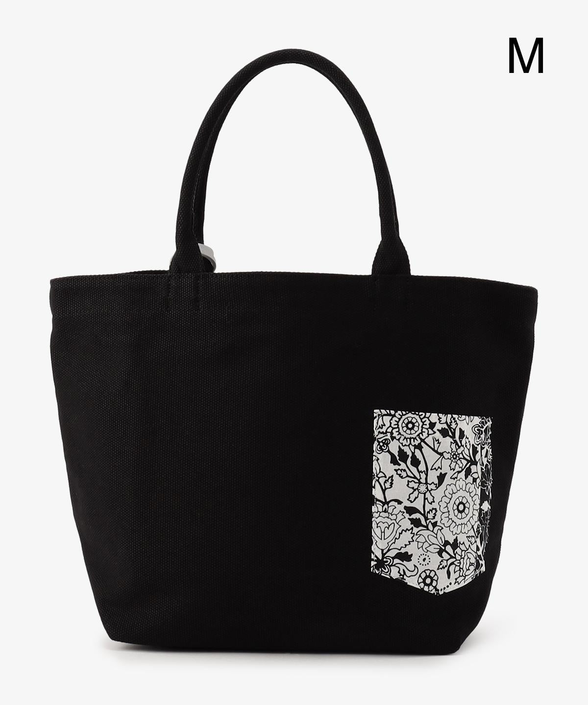 キャンバストートバッグ BLACK×SILVER（S / M / Lサイズ）