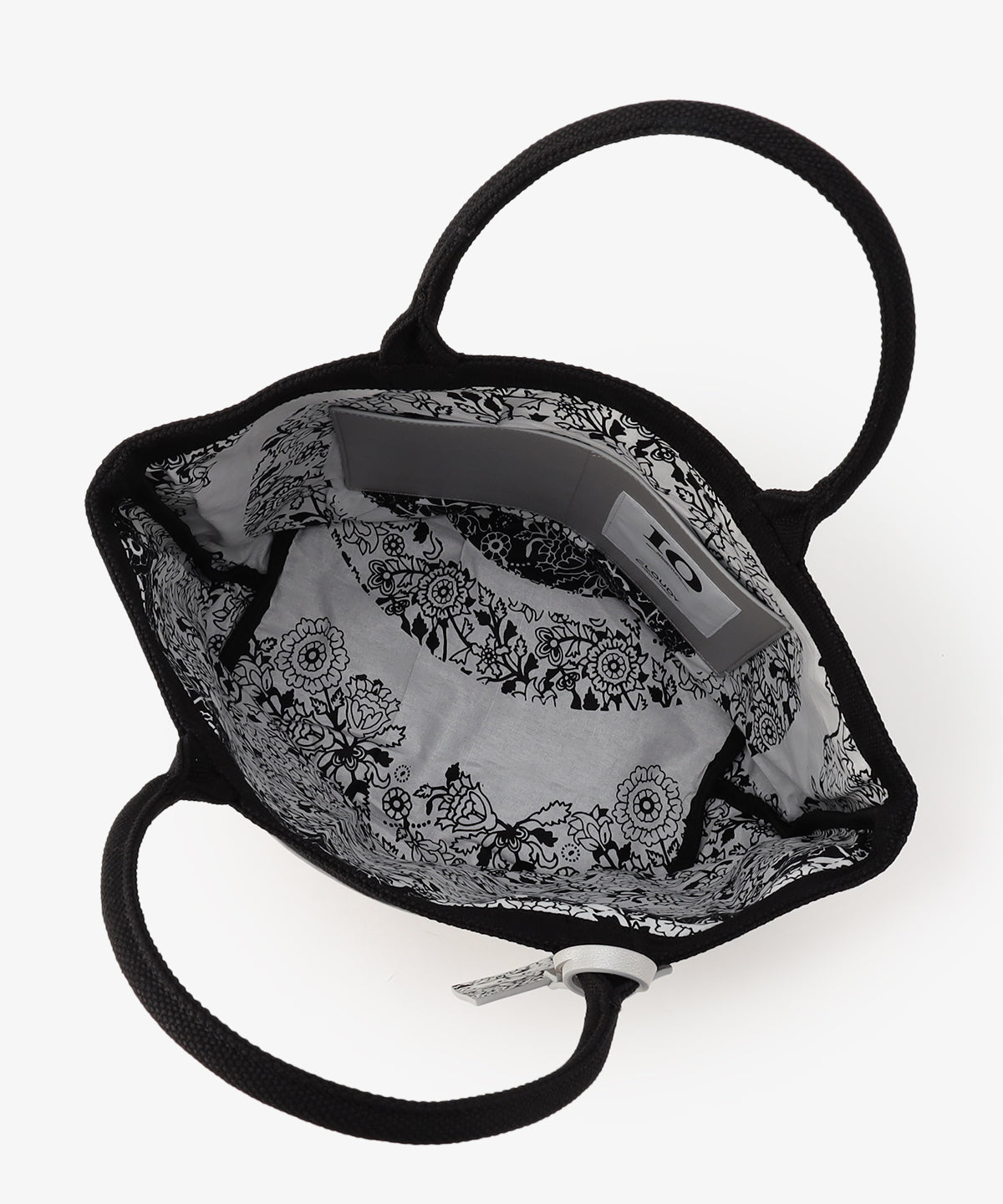 キャンバストートバッグ BLACK×SILVER（S / M / Lサイズ）