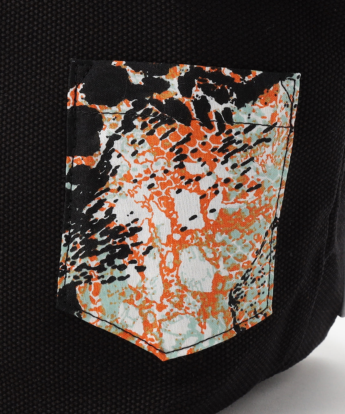 キャンバストートバッグ BLACK×SILVER（S / M / Lサイズ）