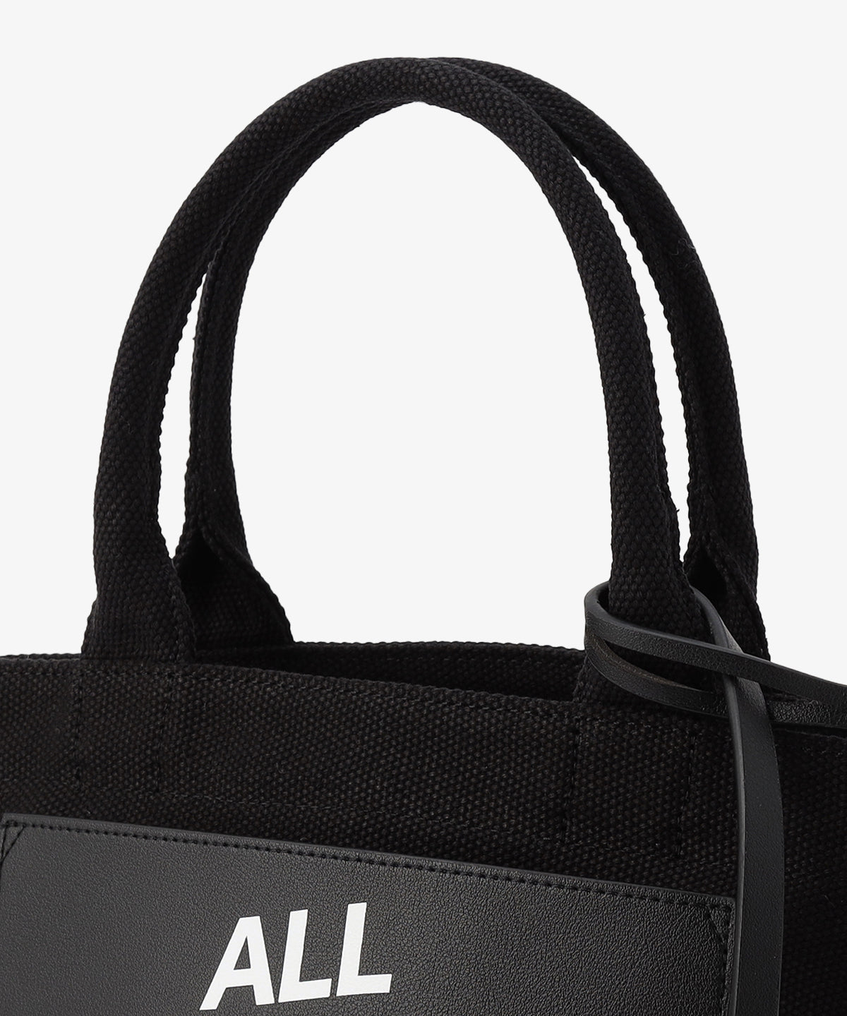 キャンバストートバッグ BLACK×BLACK（S / M / Lサイズ）