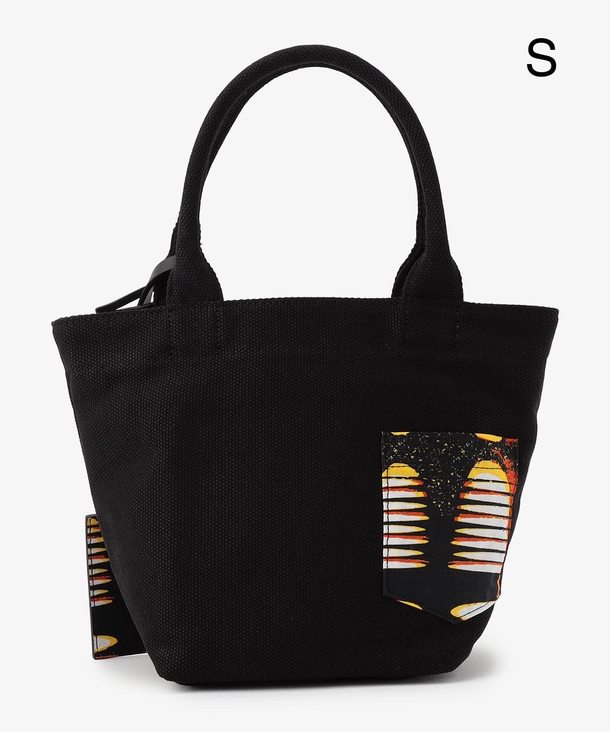 キャンバストートバッグ BLACK×BLACK（S / M / Lサイズ）