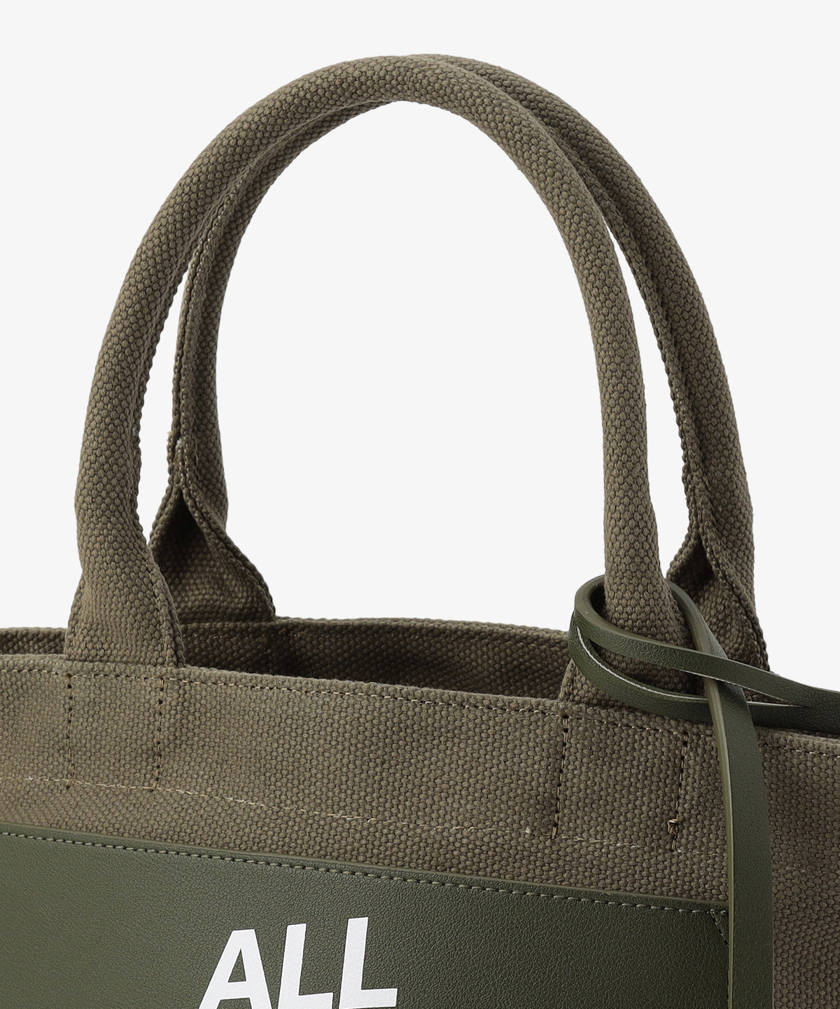 キャンバストートバッグ KHAKI×KHAKI（S / M / Lサイズ）