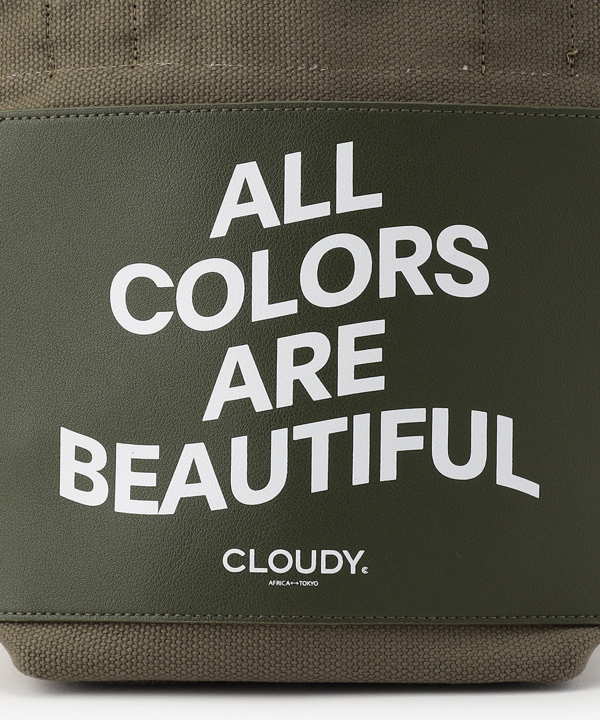 キャンバストートバッグ KHAKI×KHAKI（S / M / Lサイズ）