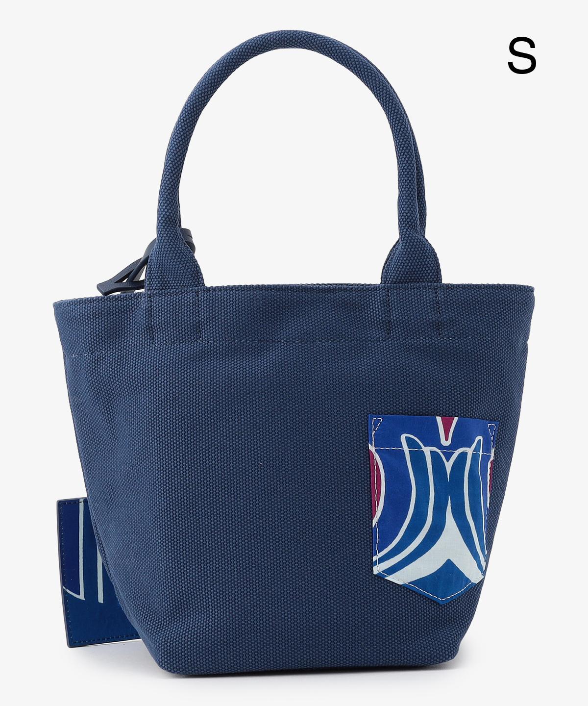   トートバッグ ネイビー キャンバストートバッグ NAVY×NAVY（S / M / Lサイズ）
