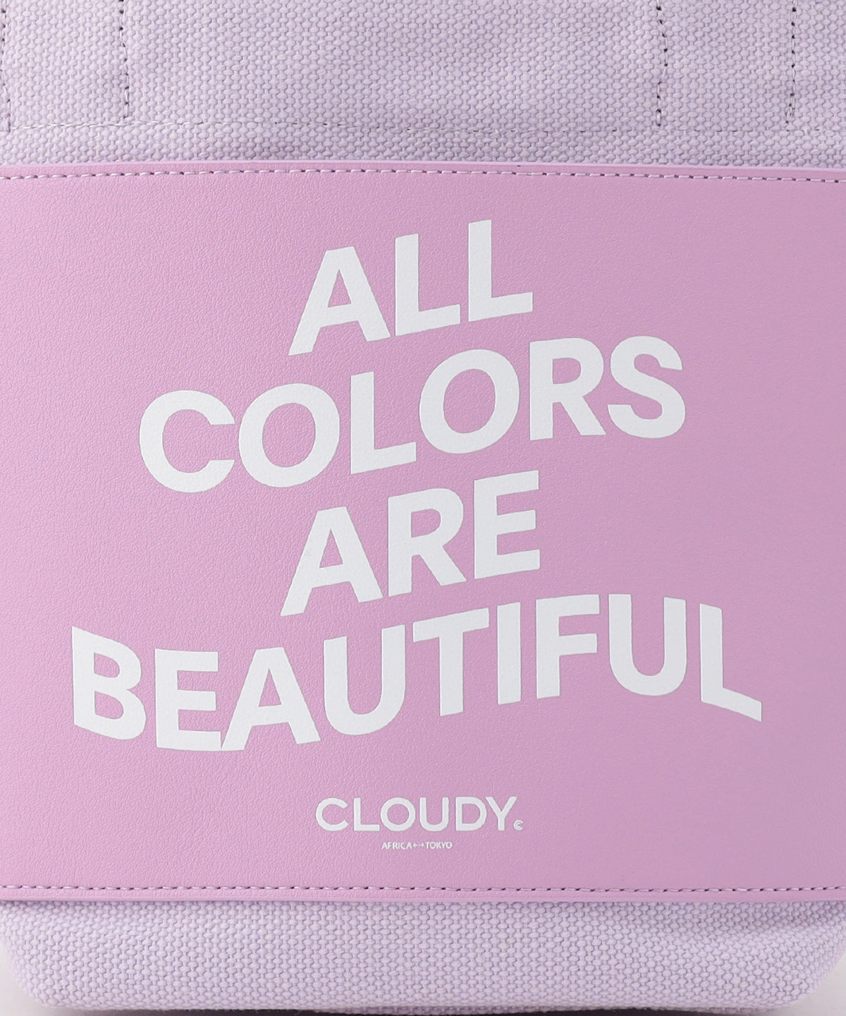 キャンバストートバッグ PURPLE×PURPLE（S / M / Lサイズ）