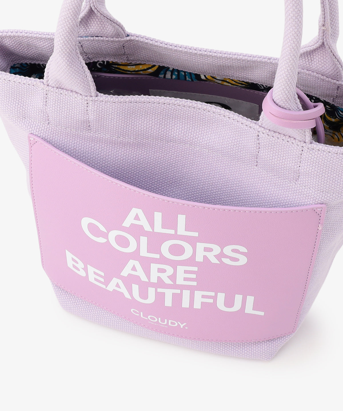キャンバストートバッグ PURPLE×PURPLE（S / M / Lサイズ）