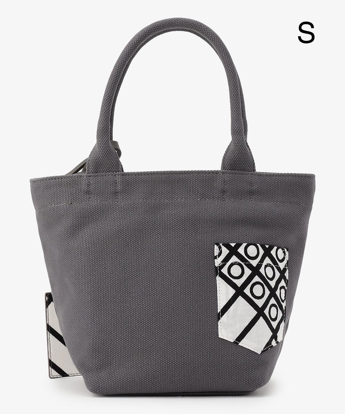 キャンバストートバッグ GRAY×GRAY（S / M / Lサイズ）