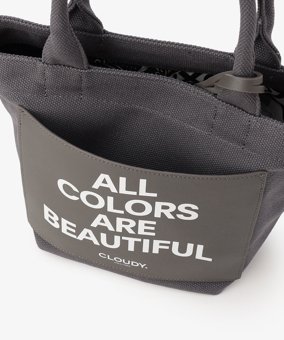 キャンバストートバッグ GRAY×GRAY（S / M / Lサイズ）