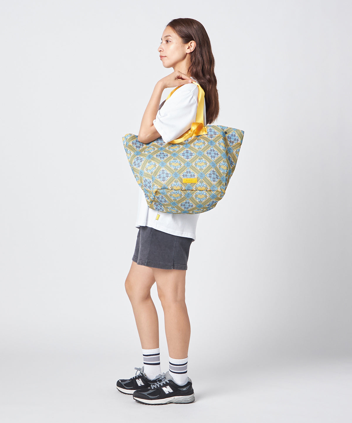Mesh Tote Bag「LOVE & UNDERSTANDING」 YELLOW