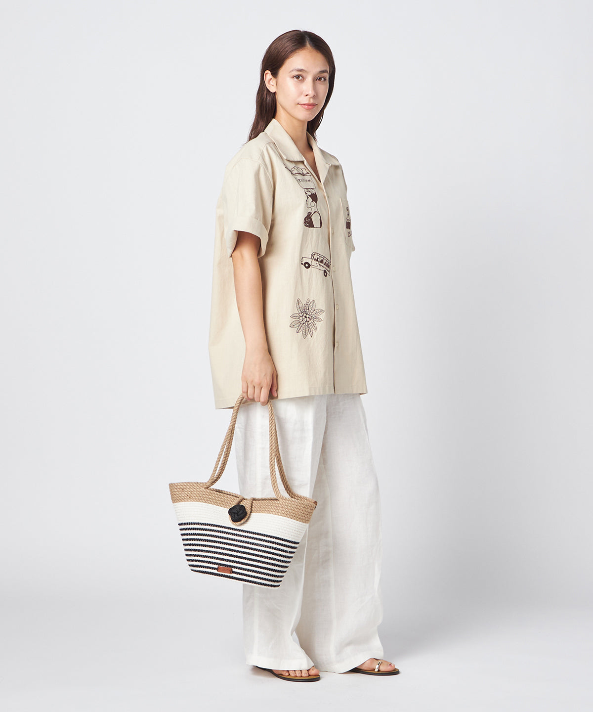 Cordon Basket NATURAL×OFFWHITE×BLACK