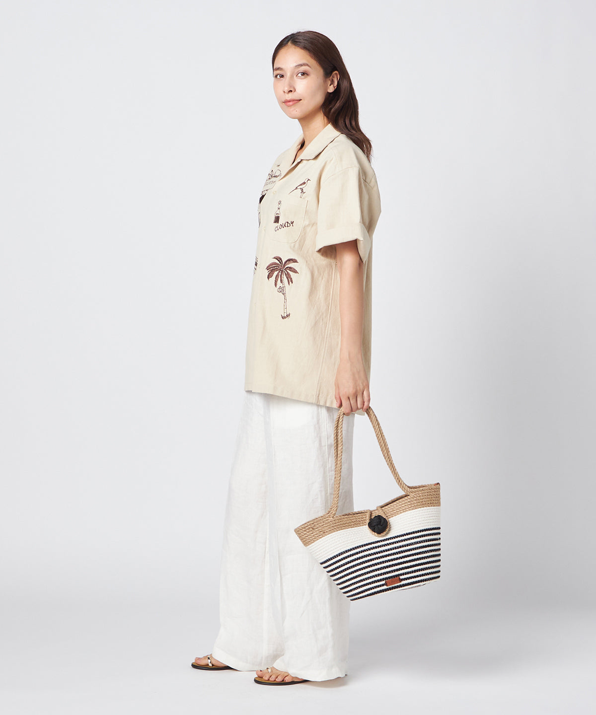 Cordon Basket NATURAL×OFFWHITE×BLACK